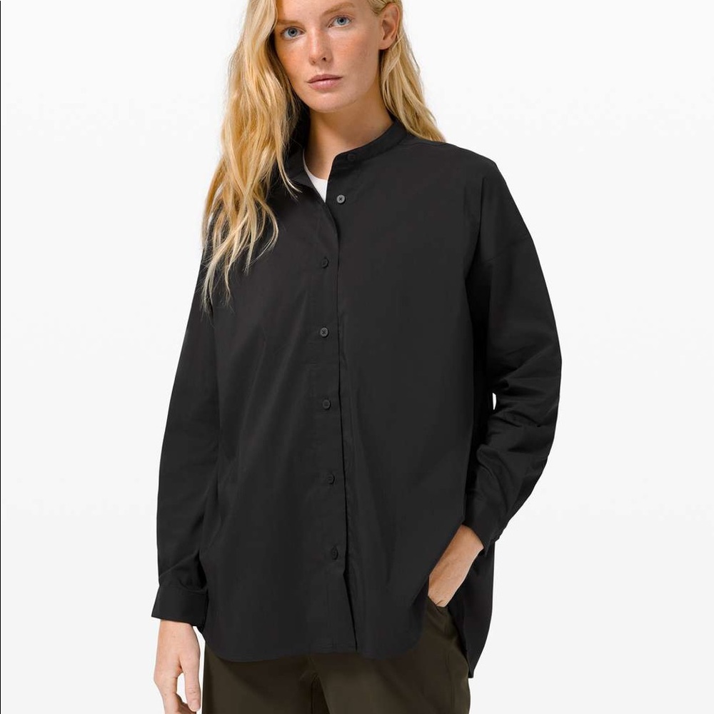 NWT Lululemon All Days Shirt in Black